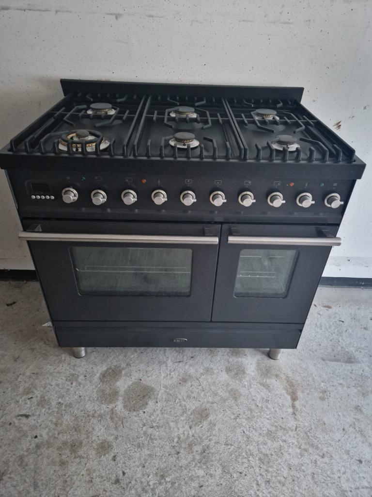 Boretti gasfornuis, Gebruikt, 60 cm of meer, Ophalen of Verzenden, Gas