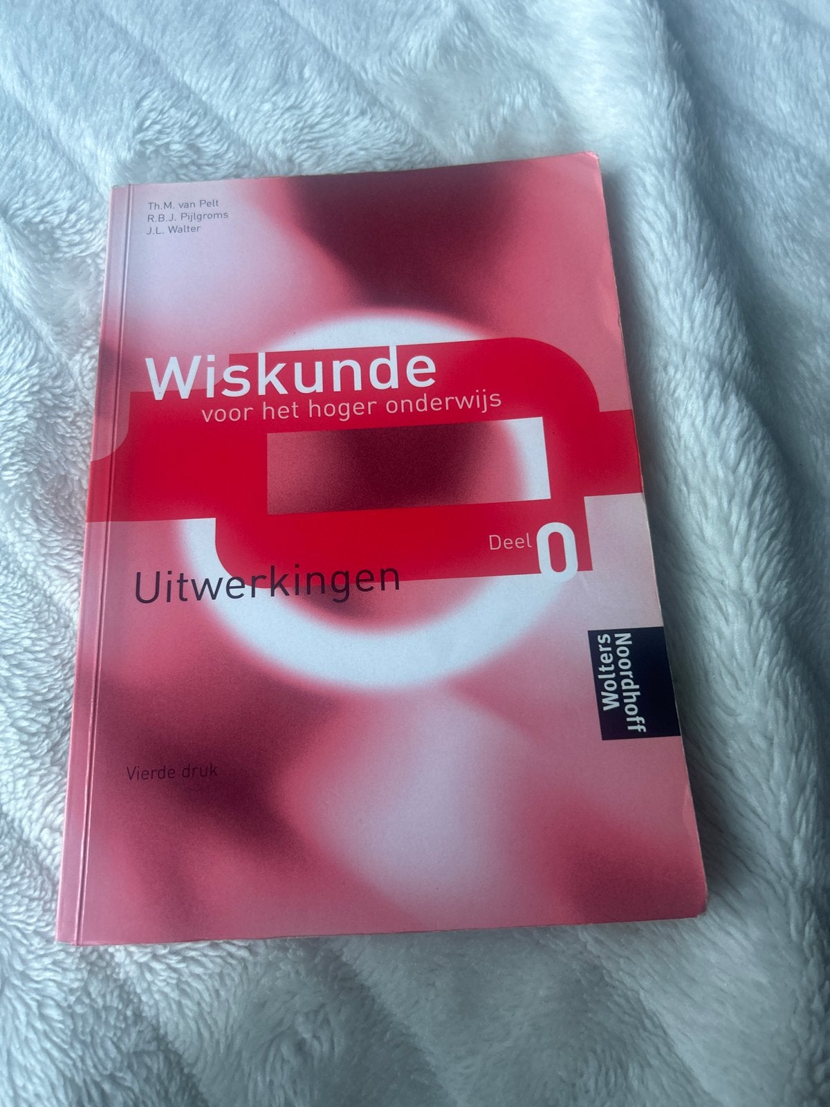 Wiskunde voor het hoger onderwijs Deel 0 Uitwerkingen, Ophalen of Verzenden, Beta, Zo goed als nieuw, HBO