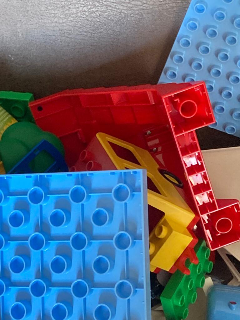 Grote partij Duplo: diverse stenen, figuren en voertuigen, Ophalen, Inclusief minifiguren, Gebruikt, Overige thema's