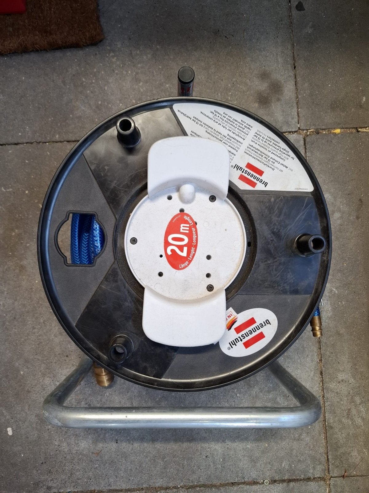 Brennenstuhl Persluchtslanghaspel 20m, Doe-het-zelf en Verbouw, Compressors, 100 liter of meer, Ophalen of Verzenden, Zo goed als nieuw