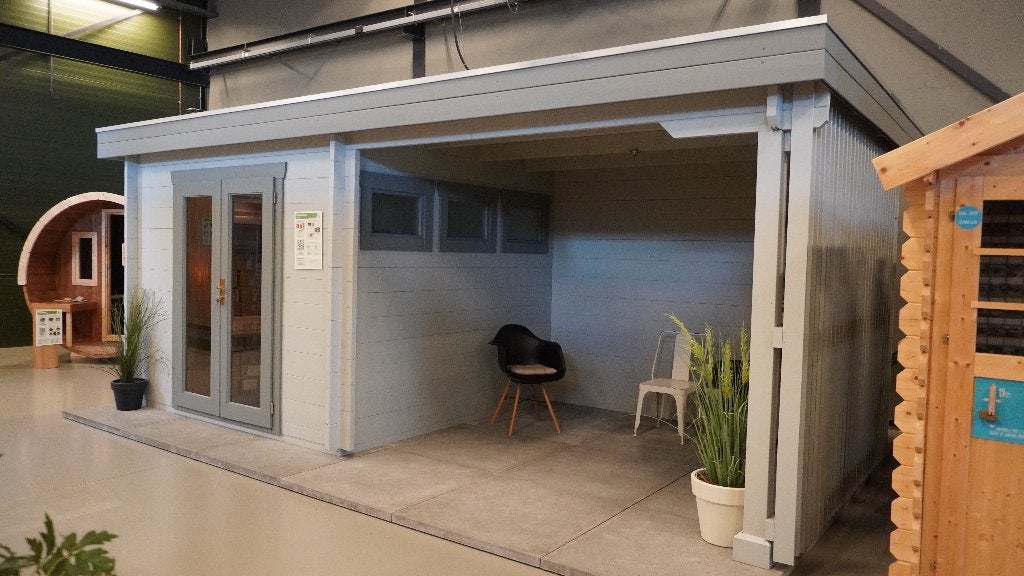 Azalp Blokhut Wouter 600x300 cm, Ophalen, 3 ramen of meer, 250 tot 500 cm, Blokhut