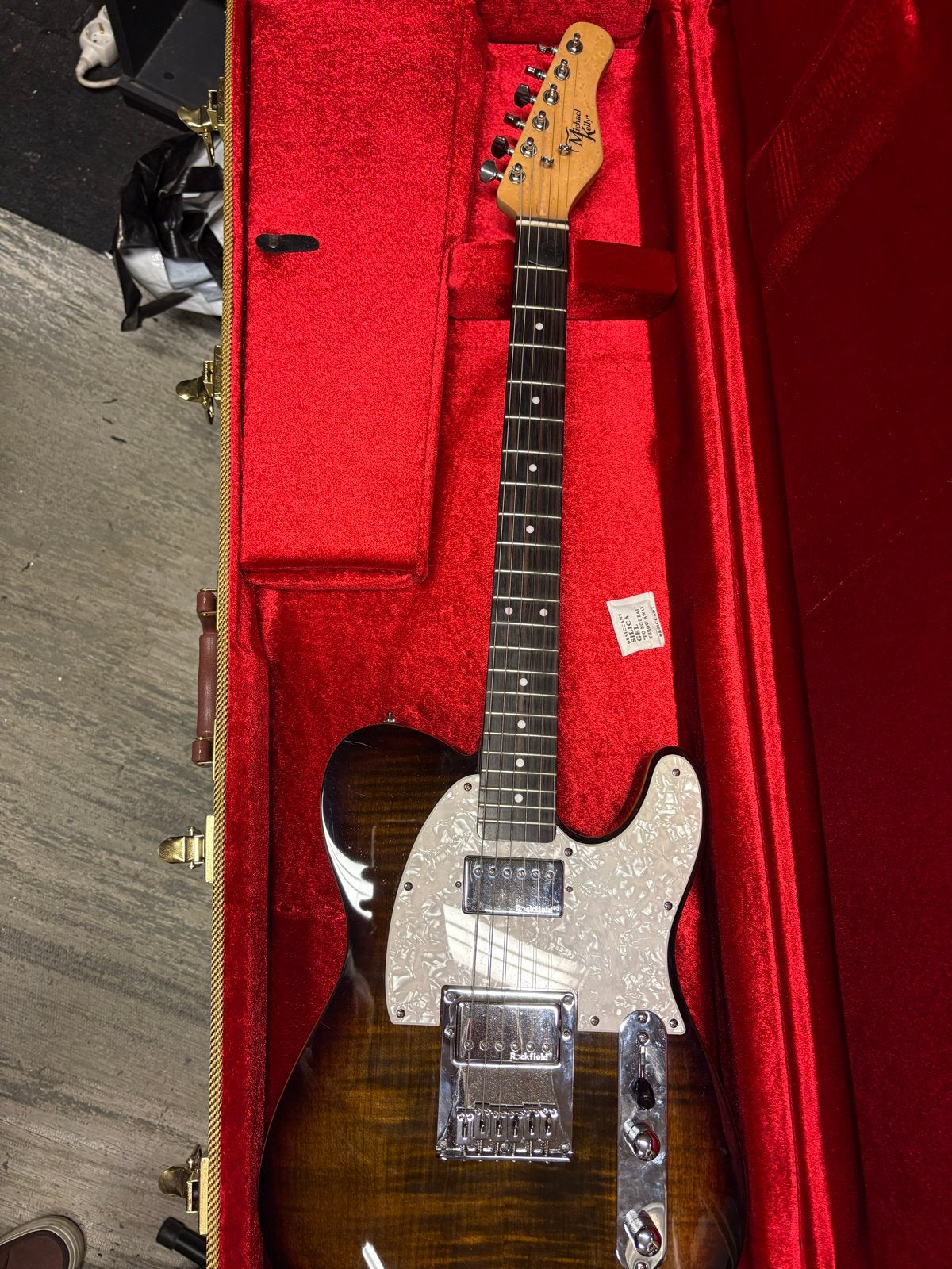 Michael Kelly 53DB Dark Tiger Eye, Muziek en Instrumenten, Ophalen, Zo goed als nieuw, Solid body, Overige merken
