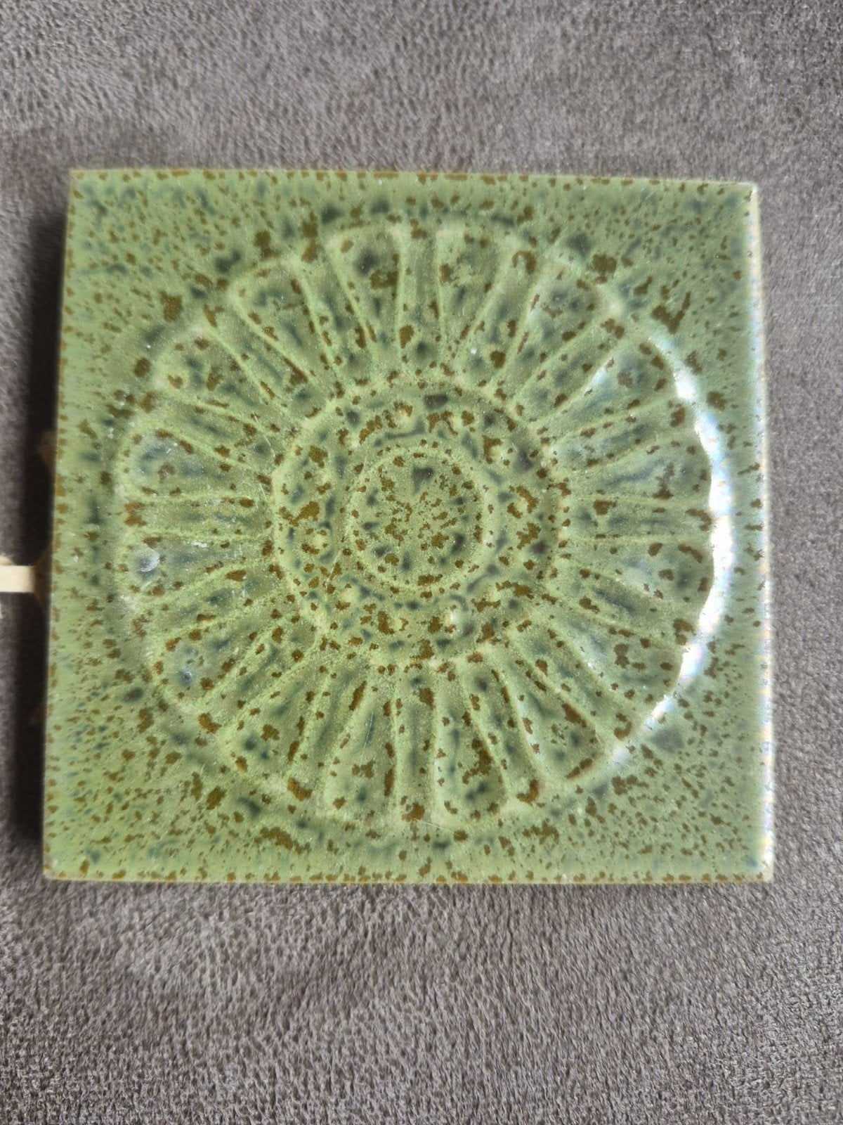 99 Vintage Villeroy & Boch Tegeltjes - Mooi Groen 7,5x7,5cm, Ophalen, Overige materialen, Gebruikt, Wandtegels
