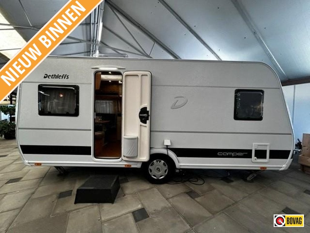 Dethleffs Camper 470 FR mover, fietsendrager, Caravans en Kamperen, Rondzit, Bedrijf, Overige typen, Ringverwarming