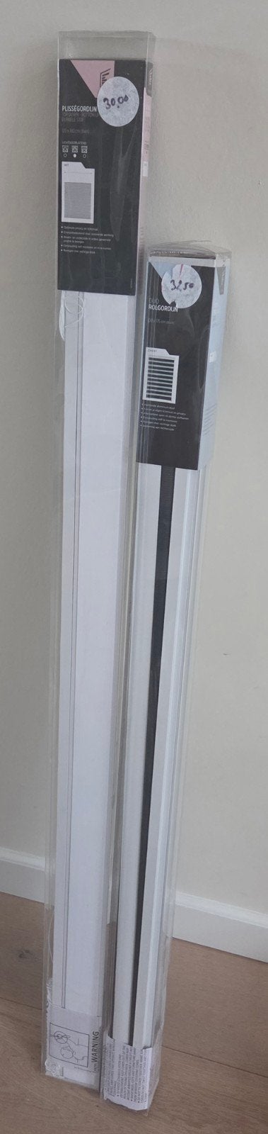 Nieuw rolgordijn en plisségordijn, Ophalen, 100 tot 150 cm, Nieuw, 150 tot 200 cm
