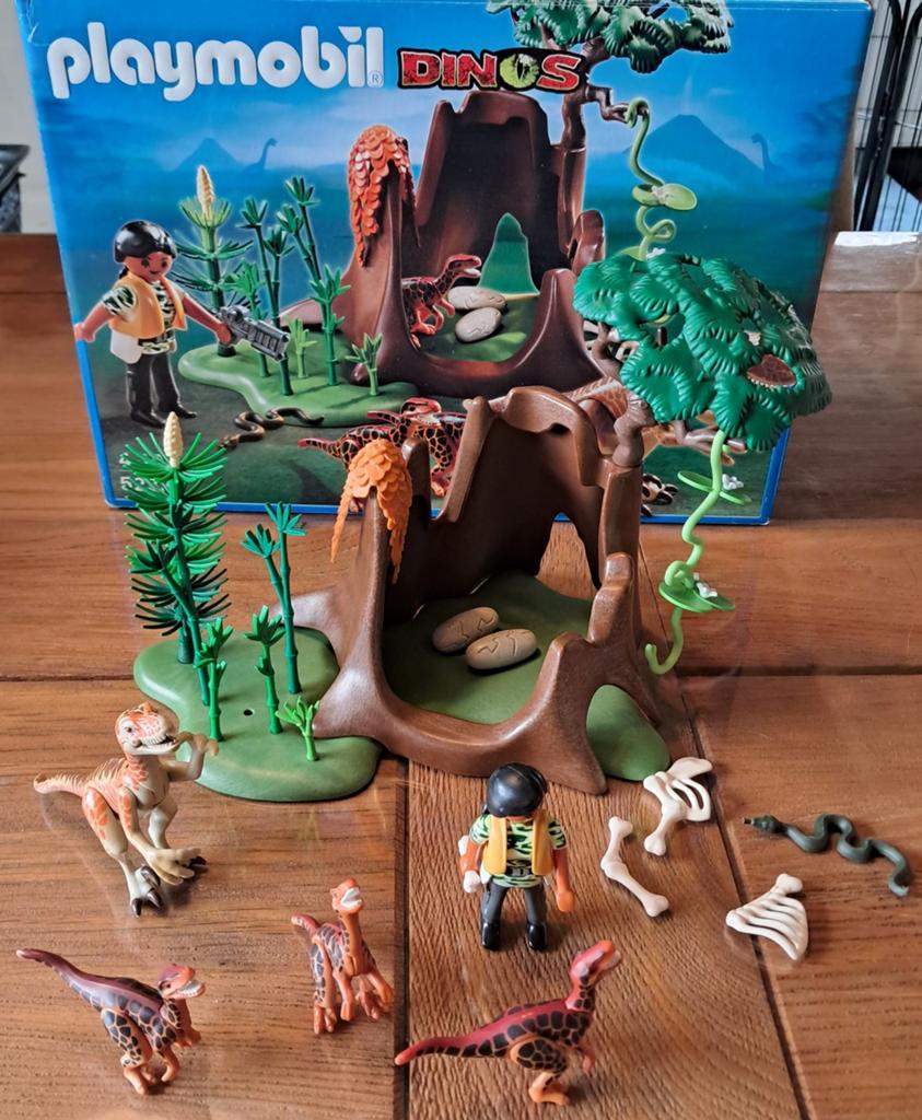 Playmobile dinos 5233, Kinderen en Baby's, Speelgoed | Playmobil, Verzenden, Gebruikt, Complete set