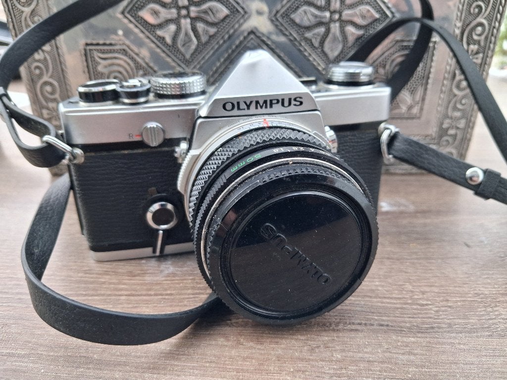Olympus OM 1, Audio, Tv en Foto, Fotocamera's Analoog, Verzenden, Zo goed als nieuw, Spiegelreflex, Olympus