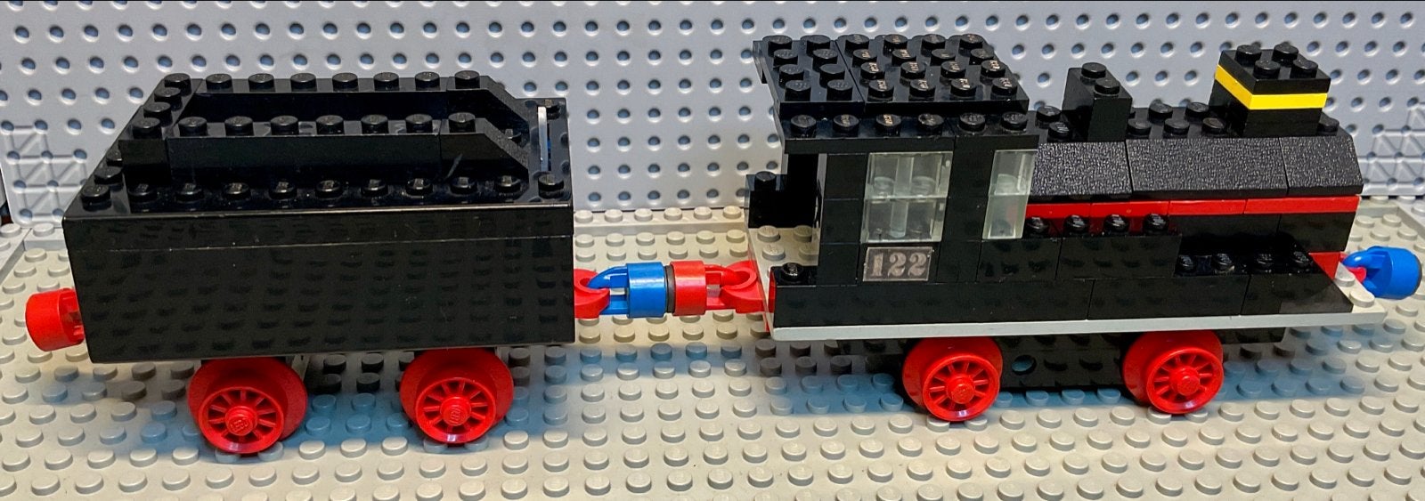Vintage LEGO 4.5V Trein met Tender 122 + 126, Ophalen, Gebruikt, Overige thema's, Lego