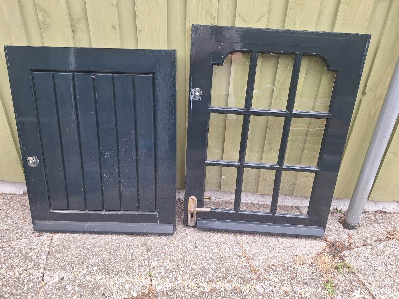 boerendeur, Doe-het-zelf en Verbouw, Deuren en Horren, Ophalen, Gebruikt, 200 tot 215 cm, Glas