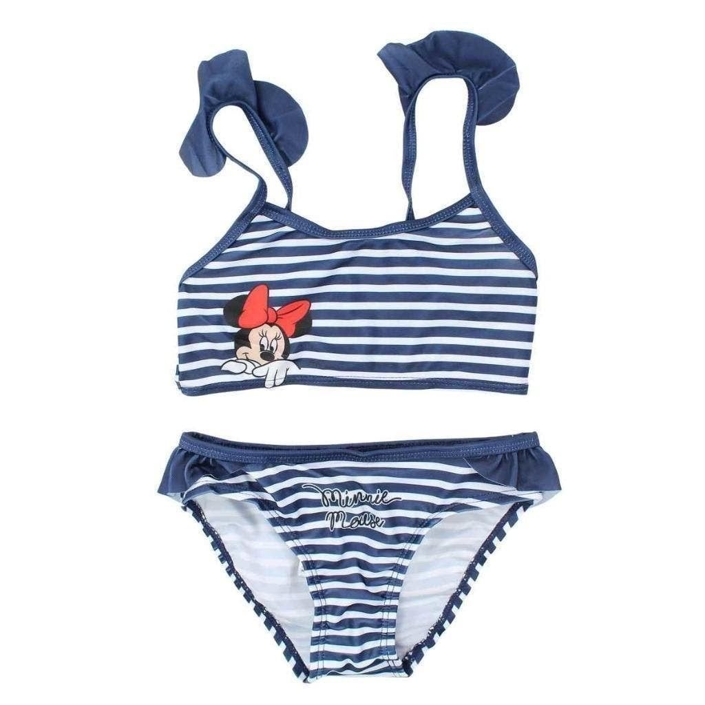 Minnie Mouse Bikini Marine - Maat 92/98 - 104/110 - 116/128, Kinderen en Baby's, Kinderkleding | Kinder-zwemkleding, Maat 104