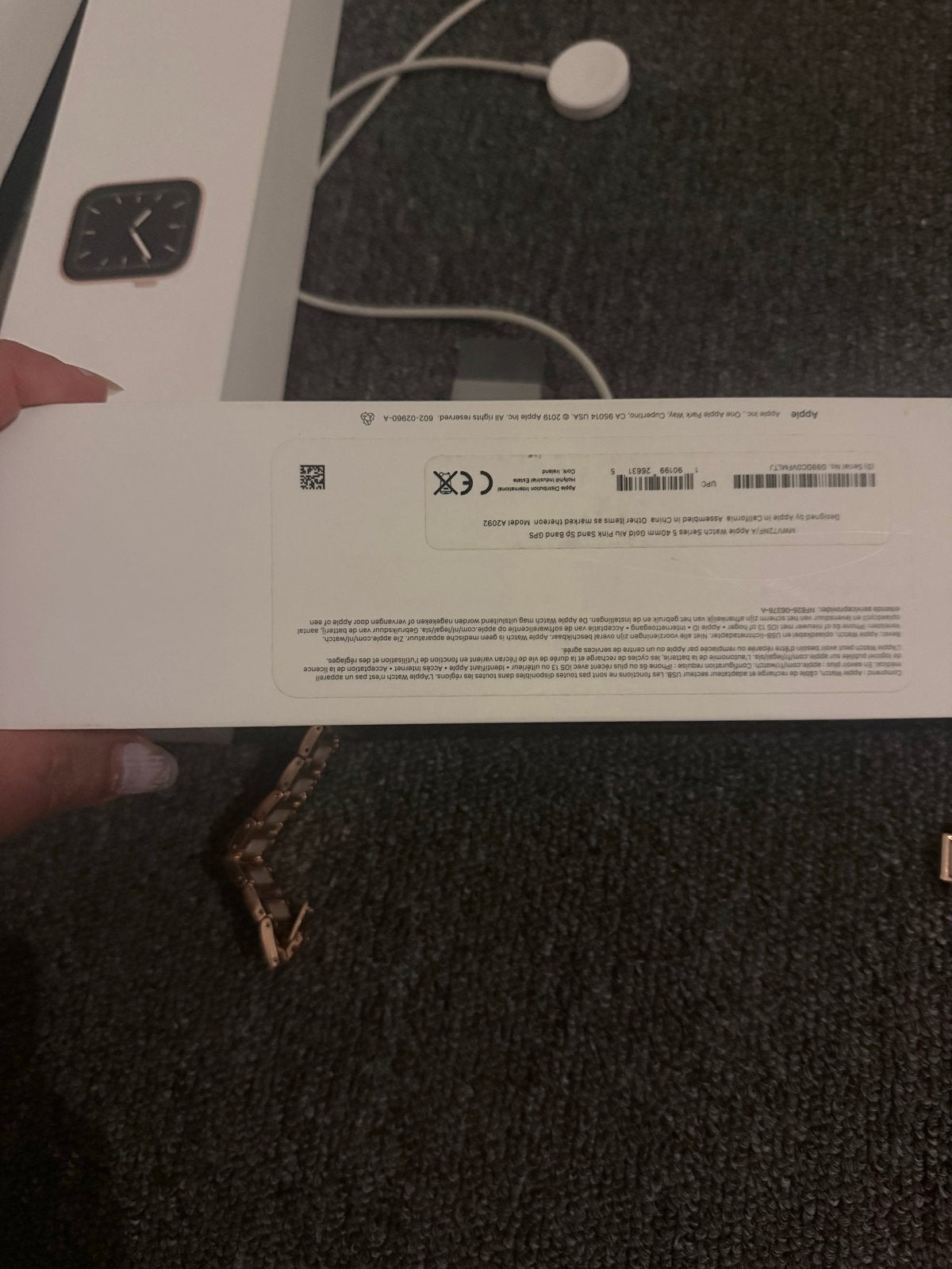 Apple Watch Series 5     40MM, Afstand, IOS, Ophalen of Verzenden, Zo goed als nieuw