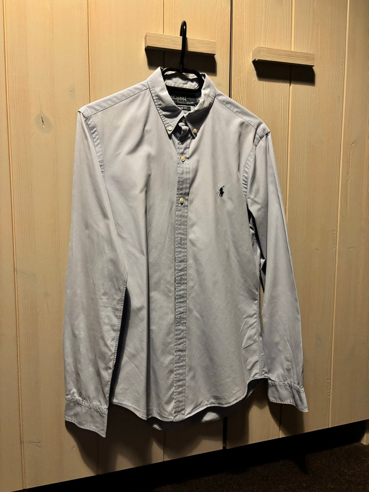 Ralph Lauren Katoenen Overhemd Maat S - Nette Staat, Kleding | Heren, Ophalen of Verzenden, Zo goed als nieuw, Blauw, Halswijdte 38 (S) of kleiner