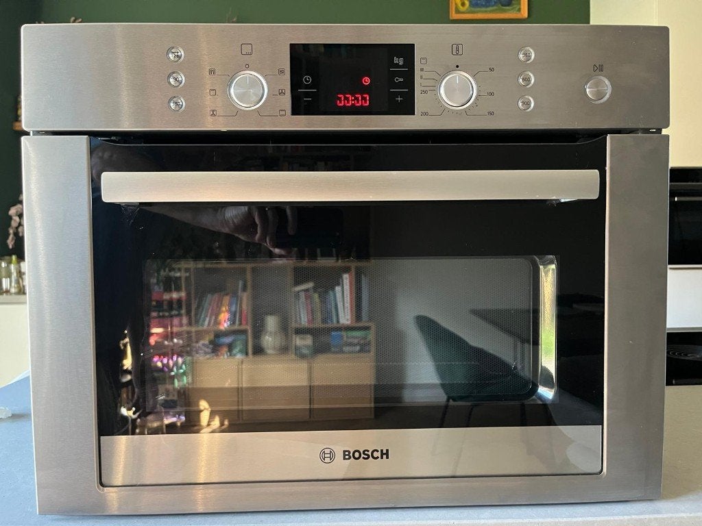Bosch Inbouw Combi-oven HBC84K553N, Ophalen, 45 tot 50 cm, Gebruikt, Bosch