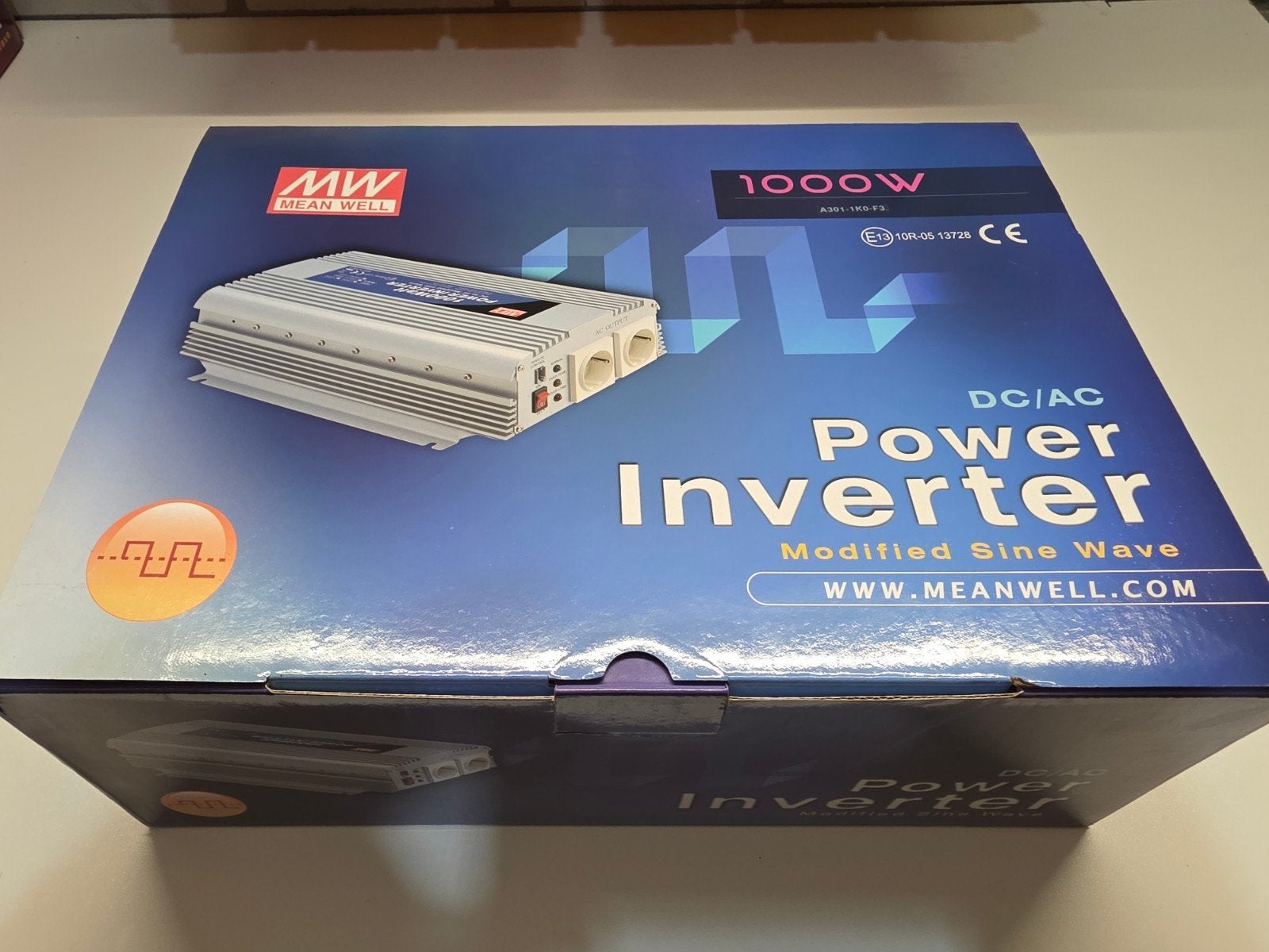 1000W Omvormer 12VDC naar 230AC, Ophalen of Verzenden, Nieuw
