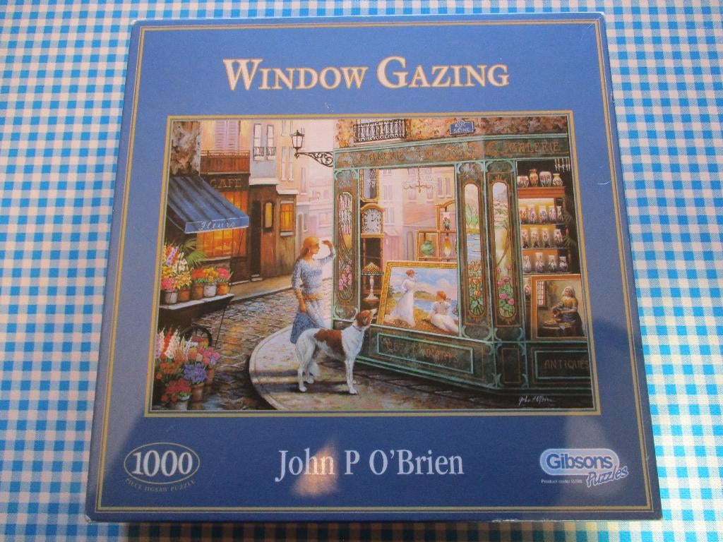 Puzzel - Window Gazing - John P O'Brien - 1000 stukjes, Ophalen of Verzenden, 500 t/m 1500 stukjes, Zo goed als nieuw, Legpuzzel