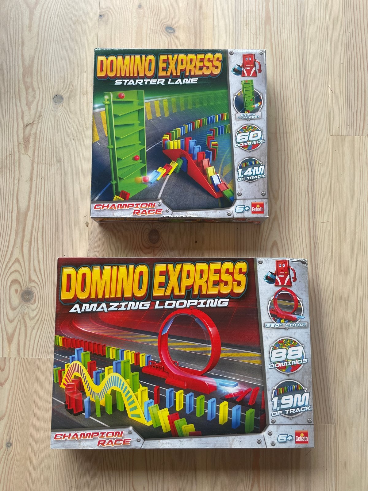 Domino Express Starter Lane & Amazing Looping set, Kinderen en Baby's, Speelgoed | Overig, Ophalen of Verzenden, Gebruikt, Jongen of Meisje