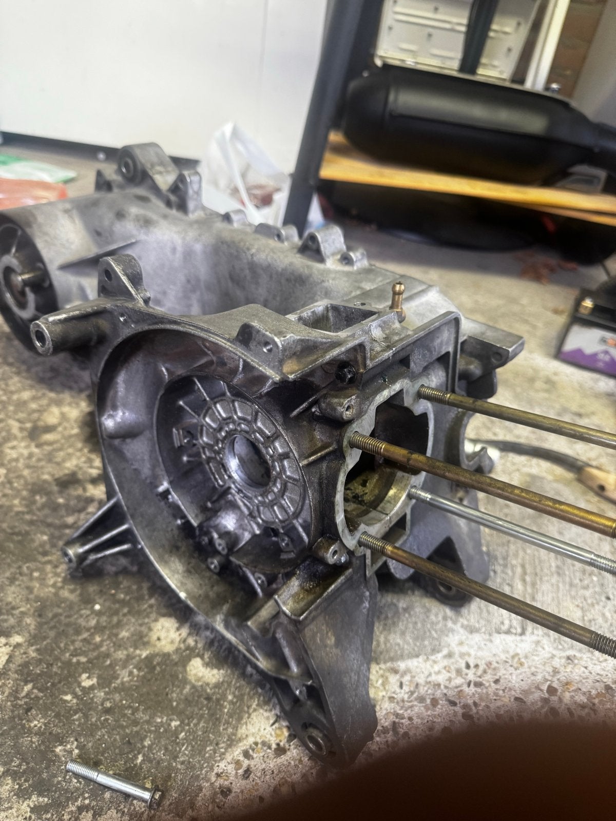 Lege Hexagon Carterhelften 125/180cc, Ophalen of Verzenden, Gebruikt, Blok