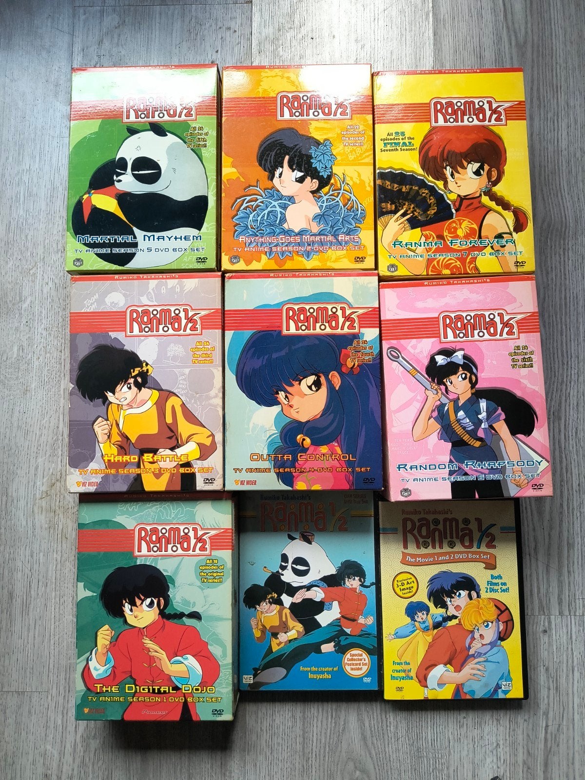 Ranma ½ Complete DVD Collection – Seasons 1-7 + OVA + Movies, Ophalen, Anime (Japans), Boxset, Overige typen