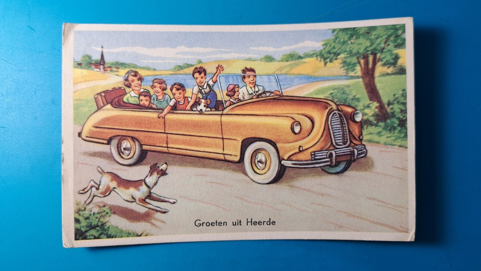 Heerde groeten 1953, Ophalen of Verzenden, 1940 tot 1960, Gelopen, Gelderland