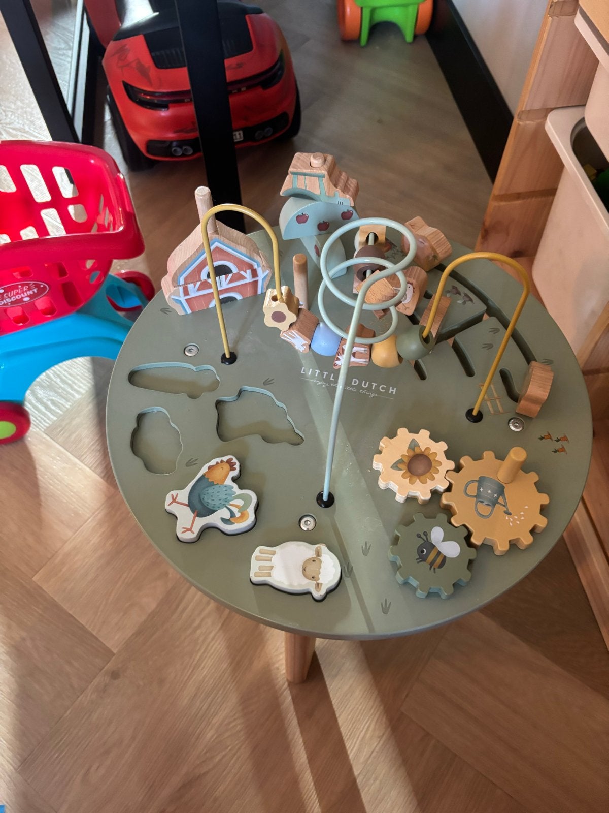 Little Dutch Houten Activiteiten Tafel Boerderij, Ophalen, Gebruikt, Overige typen