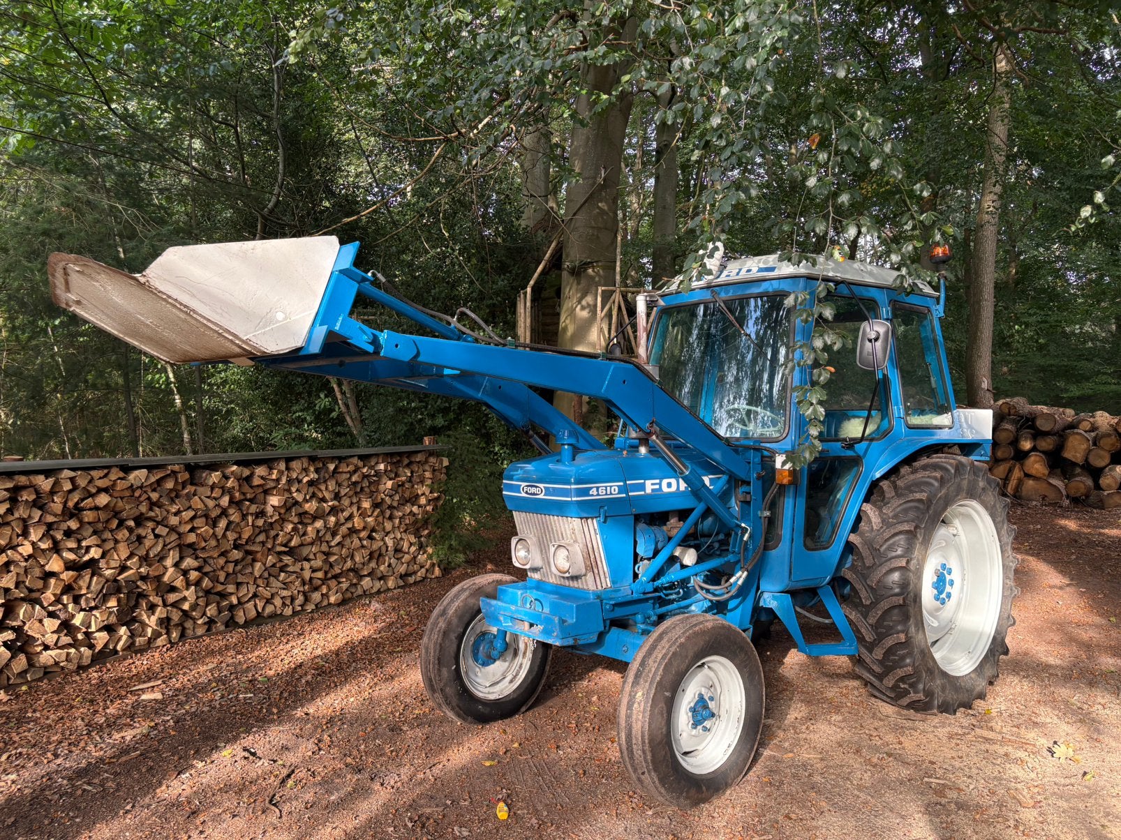 Ford 4610 utility met voorlader en fronthef, Ophalen, Gebruikt, Ford, Tot 80 Pk