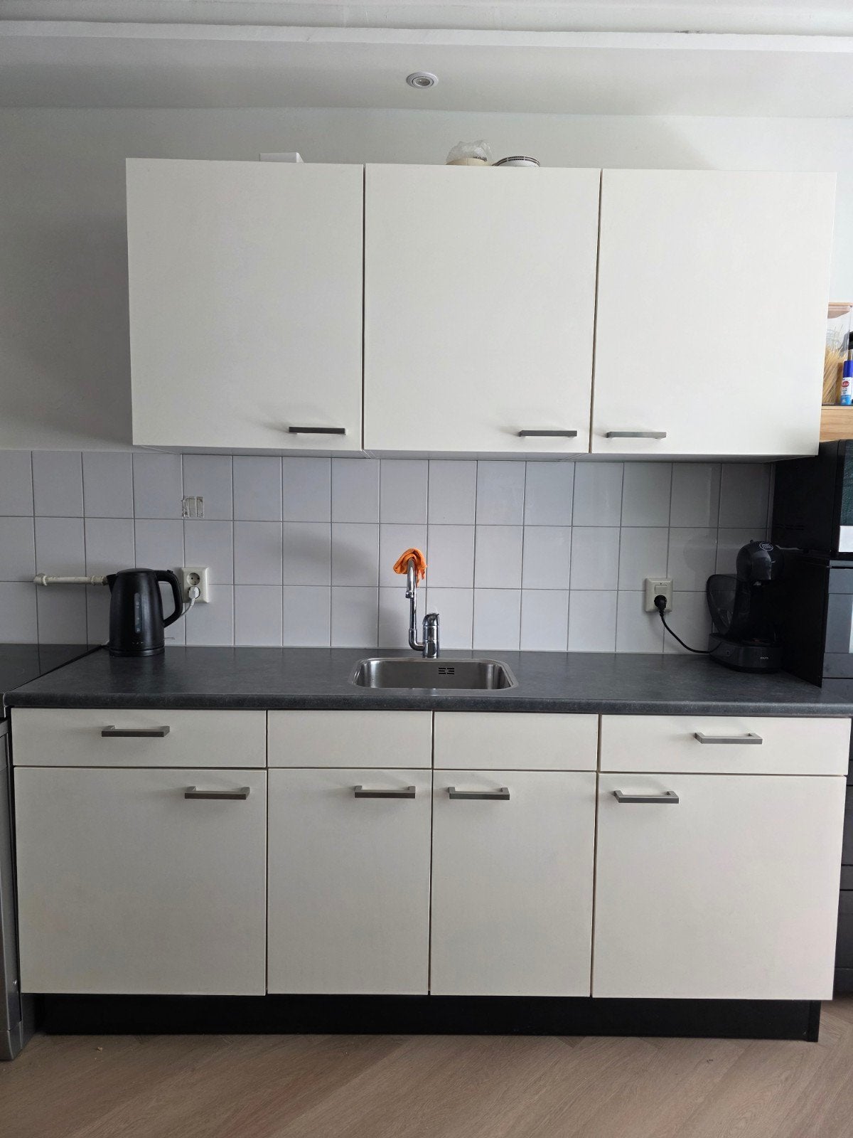 Bribus keukenblok compleet, Huis en Inrichting, Keuken | Complete keukens, Ophalen, Wit, Enkelwandige keuken