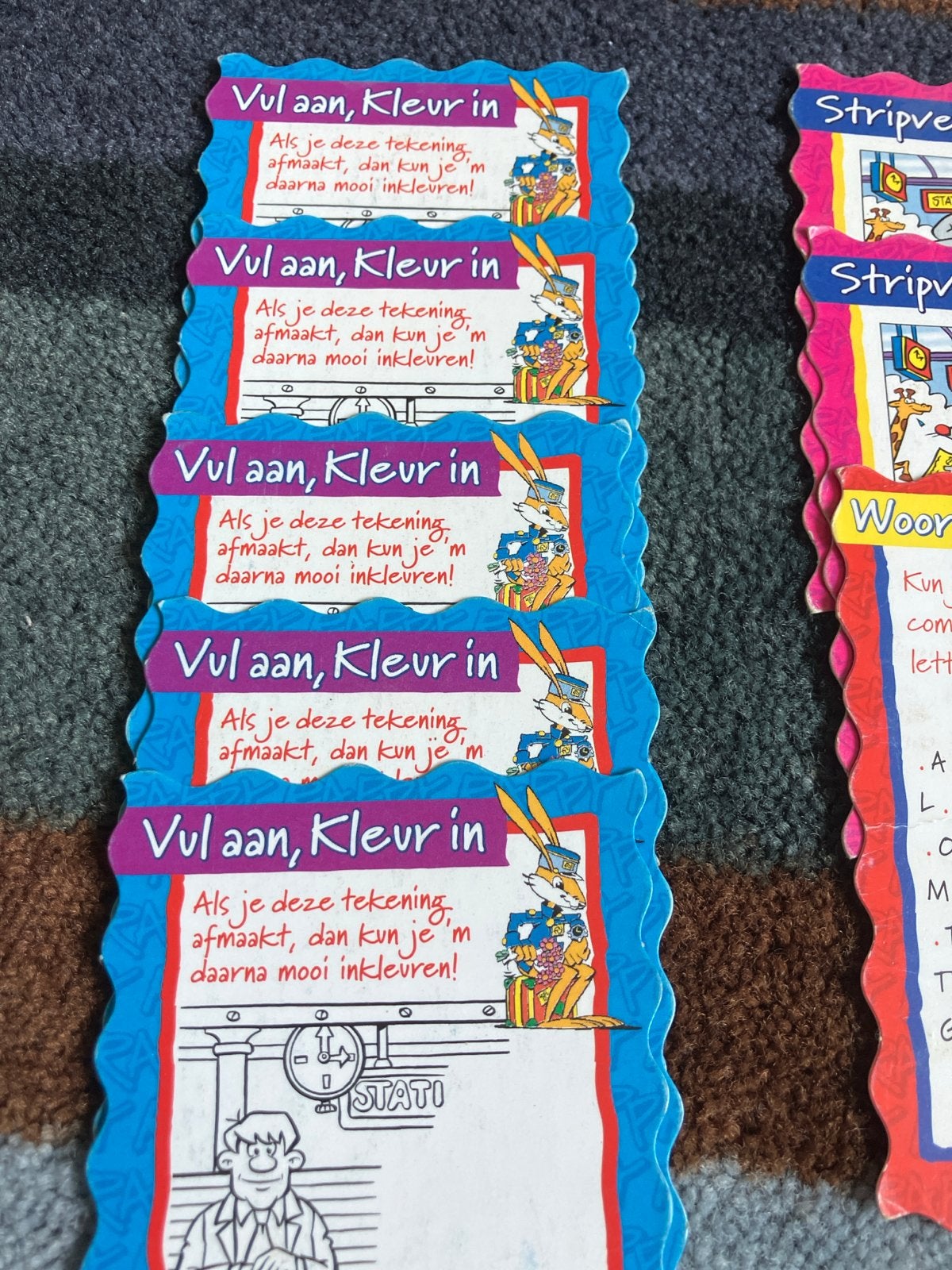 Rappy NS kleur- en spelkaartenVintage Nr. 1, 22 en 33, Ophalen of Verzenden, Zo goed als nieuw