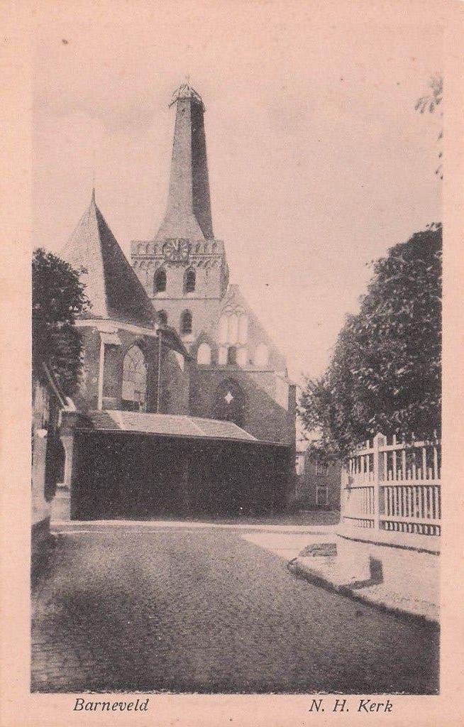 Barneveld - N.H. Kerk (rond 1930?), Ophalen of Verzenden, 1920 tot 1940, Ongelopen, Gelderland