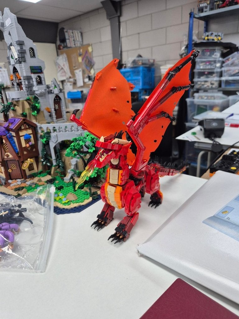 Dungeons & Dragons: Red Dragon's Tale lego set 21348, Gebruikt, Lego, Ophalen of Verzenden, Ideas