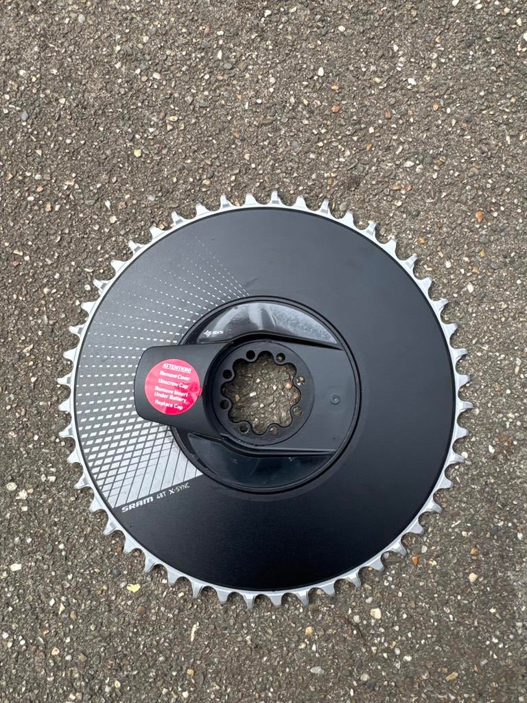 NIEUW SRAM RED 48T Aero Kettingblad met Powermeter, Fietsen en Brommers, Fietsonderdelen, Crankstel of Pedalen, Overige materialen