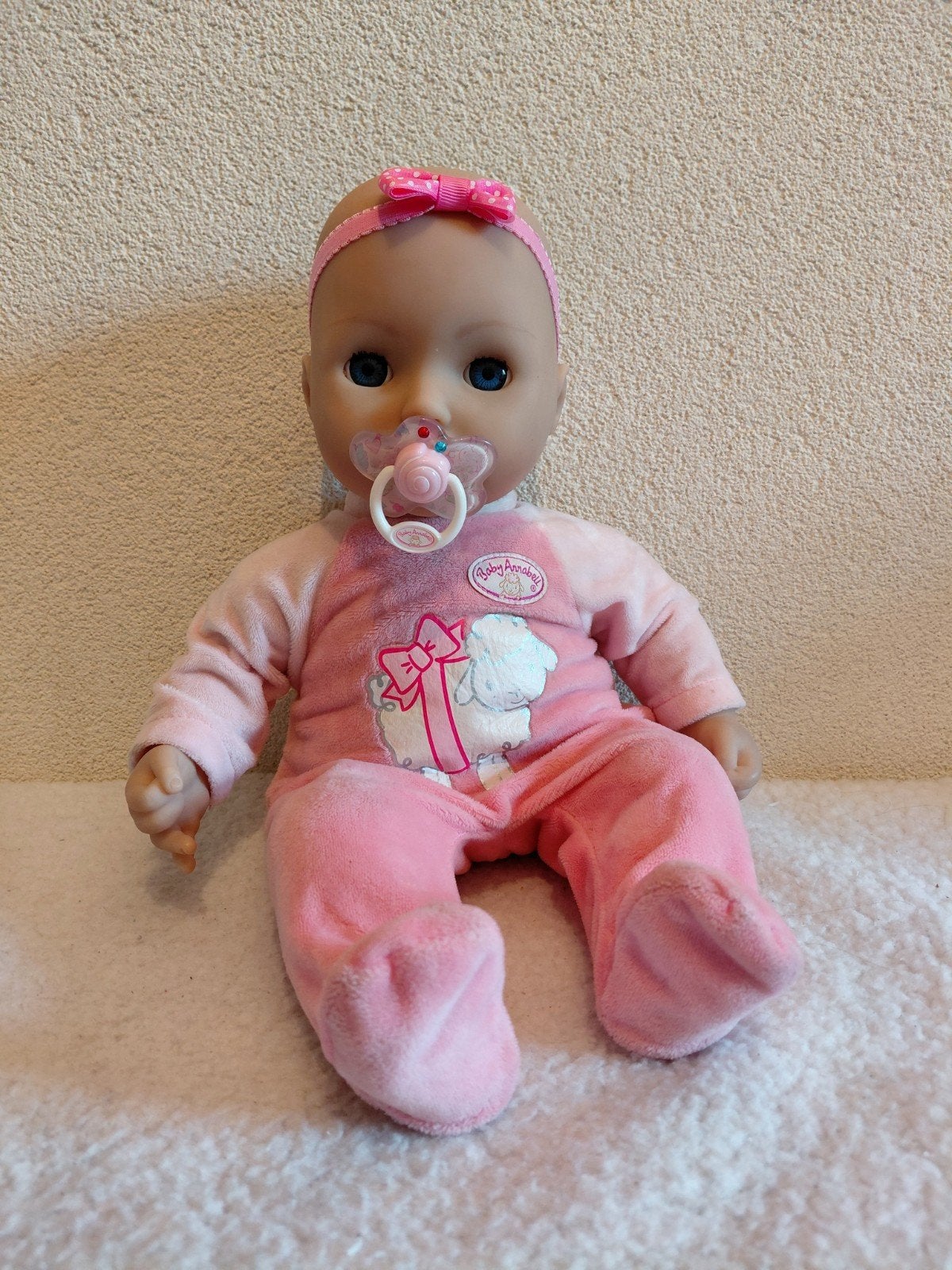Leuke Baby Annabell Pop van Zapf // met gebruiksspoortjes, Ophalen of Verzenden, Gebruikt, Babypop