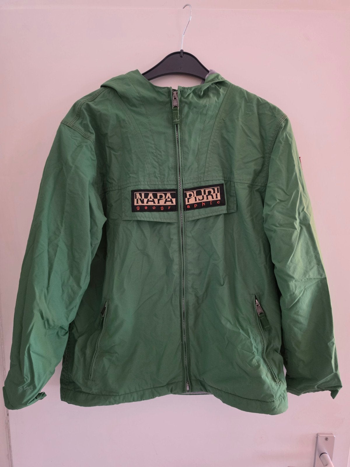 Napapijri Groene Jas Maat 162 (ongeveer S), Ophalen of Verzenden