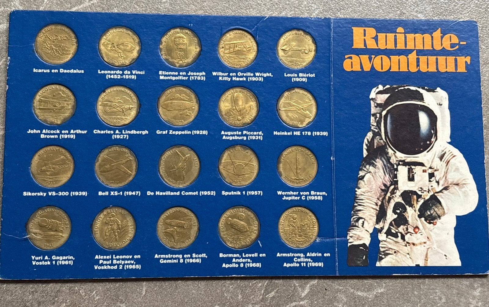 Ruimte-avontuur muntenverzameling, Verzamelen, Ophalen of Verzenden, Zo goed als nieuw