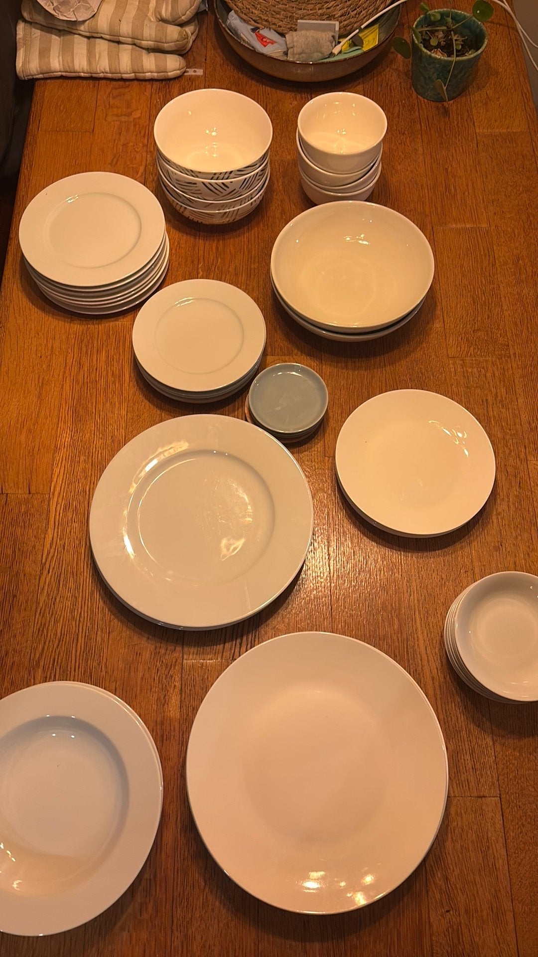 Servies, Ophalen