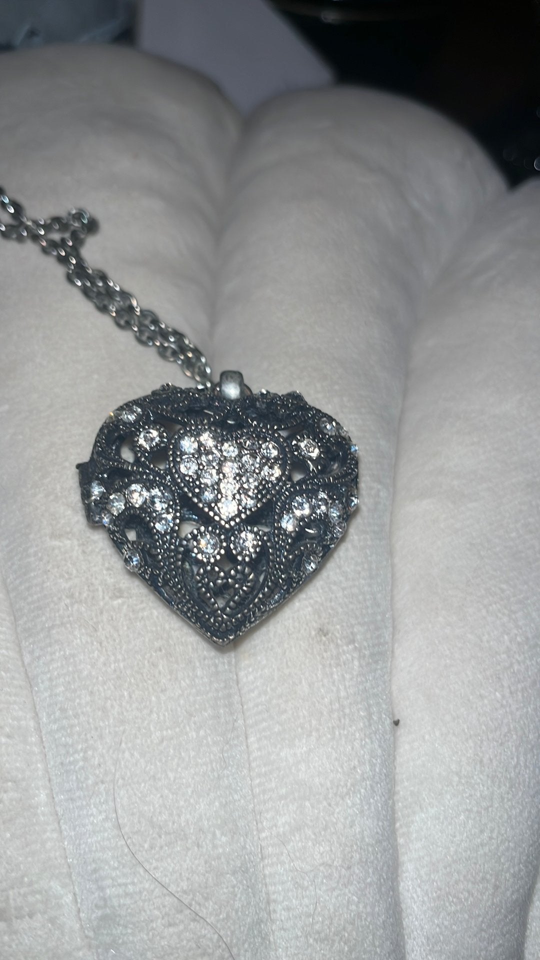 Mooie hanger, Ophalen of Verzenden, Zo goed als nieuw, Zilver, Overige materialen