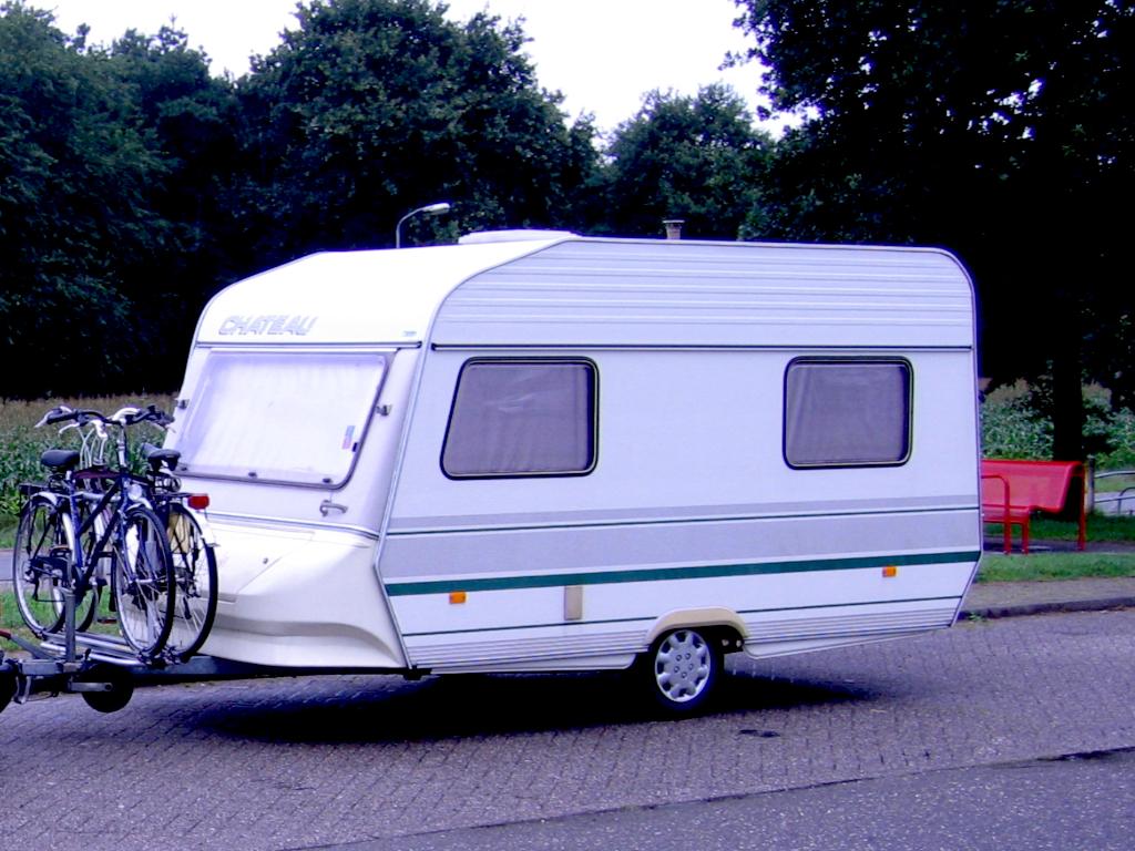 Caravan Chateau Chiara 1992 met voortent en luifel, Chateau, Treinzit, 750 - 1000 kg, Particulier