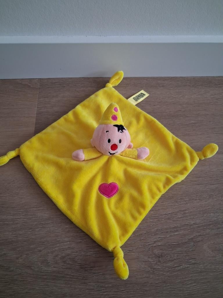 Knuffeldoekje Bumba clown geel Studio 100 L1103, Kinderen en Baby's, Speelgoed | Knuffels en Pluche, Ophalen of Verzenden, Zo goed als nieuw