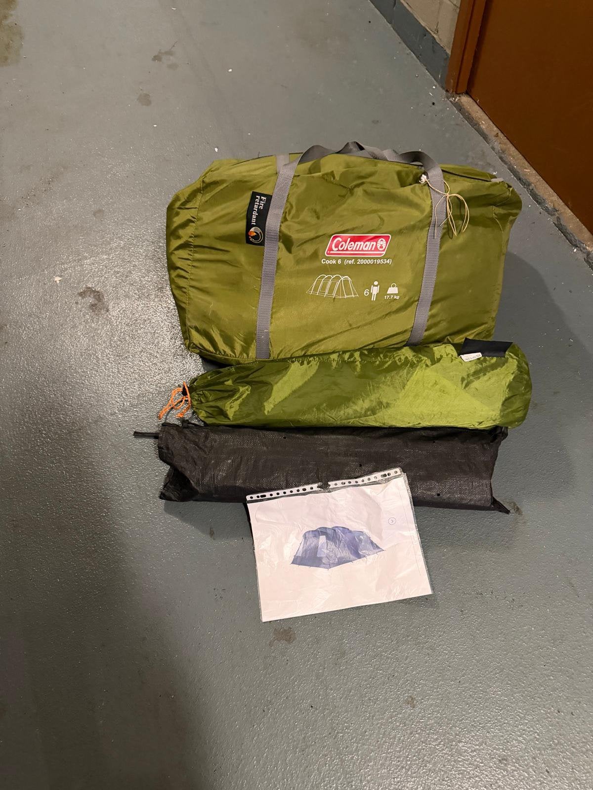 Coleman Cook 6 Familietent – Compleet – 6-persoons, Ophalen, Zo goed als nieuw