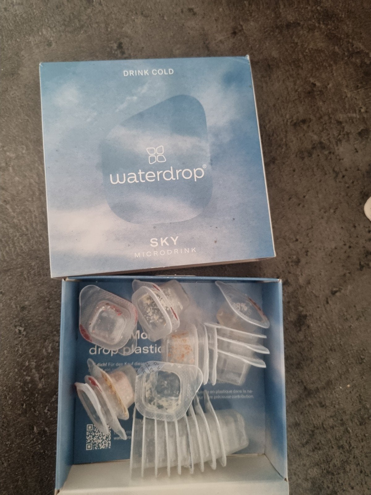 Waterdrop, leeg, Ophalen
