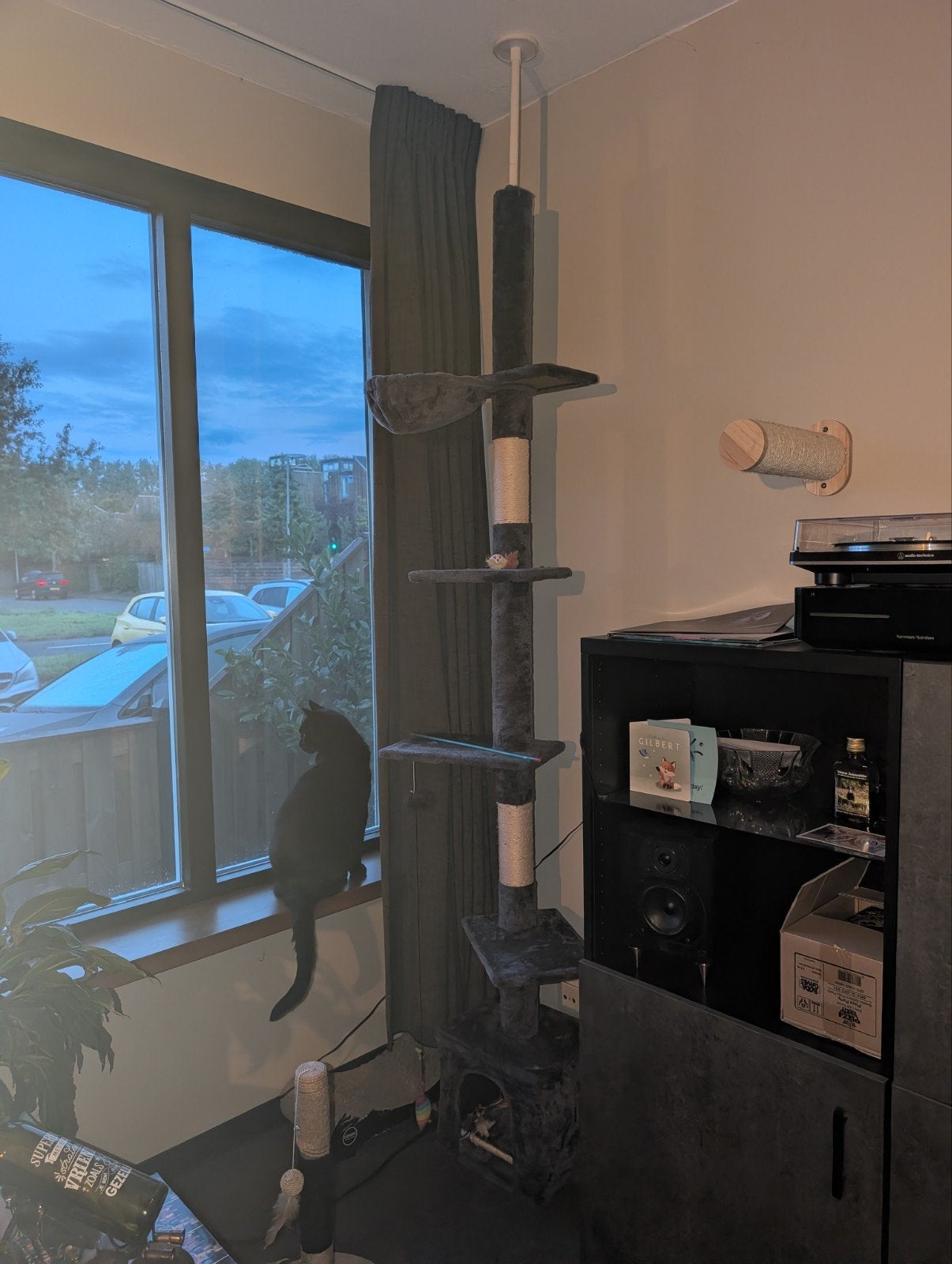 Katten plafond krabpaal, Ophalen of Verzenden, Zo goed als nieuw, Krabpaal