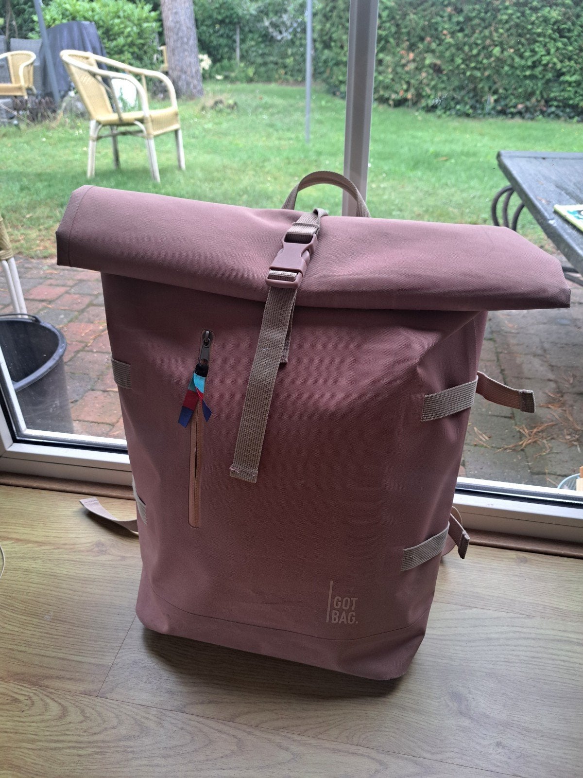 GOT BAG ROLLTOP Backpack Rose Pearl, 25 tot 40 cm, Ophalen of Verzenden, Zo goed als nieuw, Waterdicht