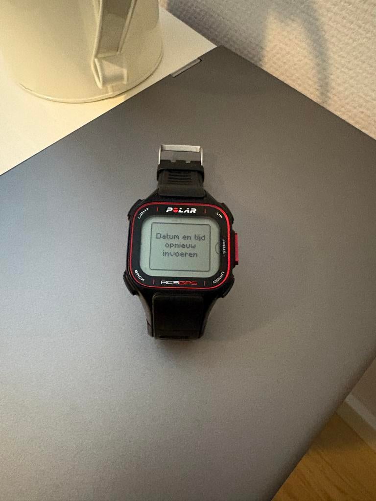 Polar AC3 GPS Horloge - Goed Werkend, Ophalen of Verzenden, GPS, Zo goed als nieuw, Zwart