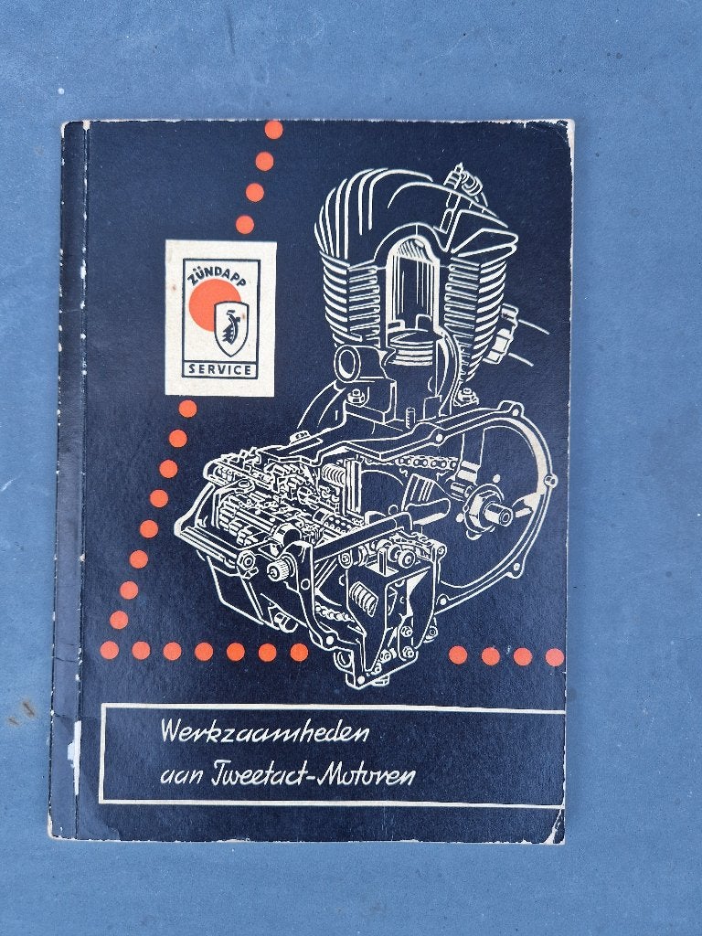 Zündapp service boek - "Werkzaamheden aan tweetact-motoren", Ophalen of Verzenden, Gebruikt, Overige typen