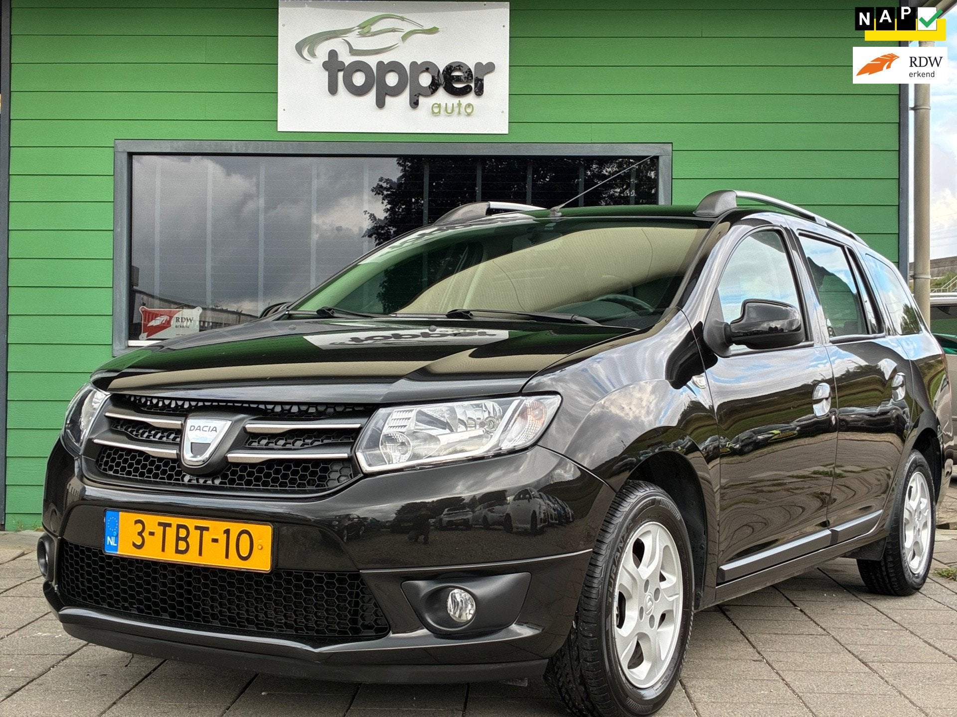 Dacia Logan MCV 0.9 TCe Prestige|2e eigenaar|Navigatie|Cruis, Voorwielaandrijving, Parkeersensor, Zwart, Origineel Nederlands