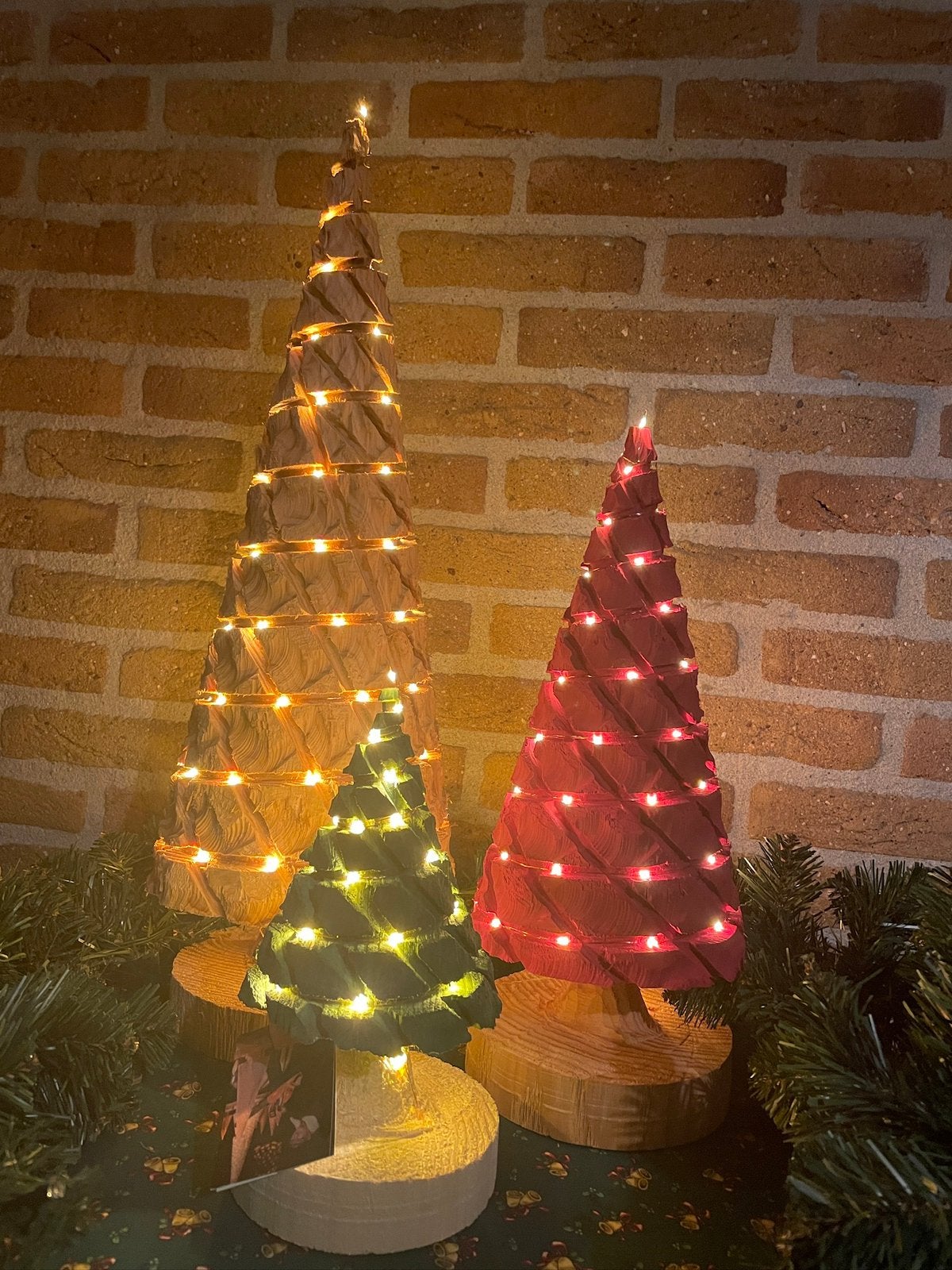 kerstboompjes: naturel,groen,antraciet en rood 40-50-60cm, Verzenden, Nieuw