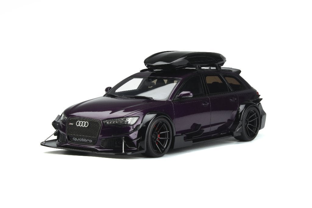 Audi RS6 Avant C7 Roofbox Paars Metallic GT Spirit GT864, Overige merken, Auto, Z Models 2 rue de l'Ecusson sales@solido.com, Z Models 2 rue de l'Ecusson sales@solido.com