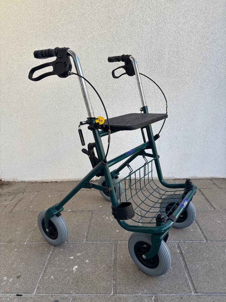Nr 5... Rollator Groen met NIEUWE WIELEN!, Diversen, Rollators, Ophalen, Gebruikt, ., .