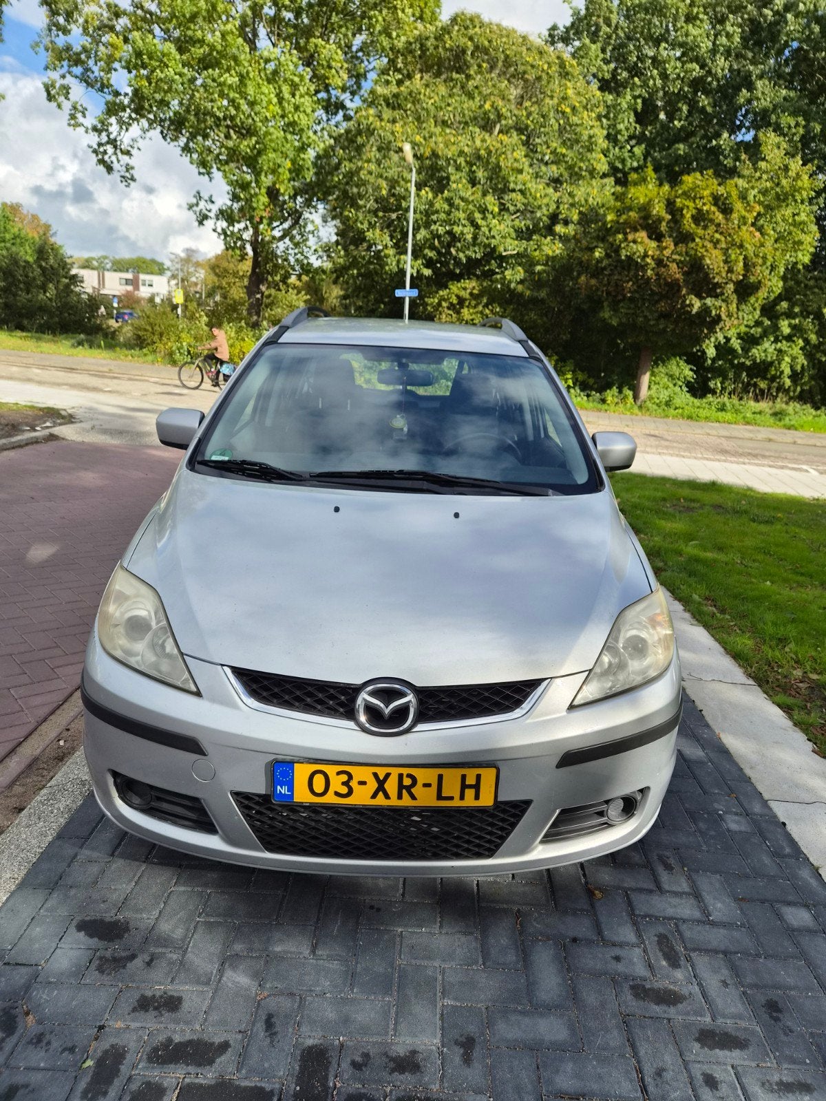 Mazda 5 1.8 2007 Grijs, 1370 kg, 4 cilinders, 7 stoelen, Origineel Nederlands