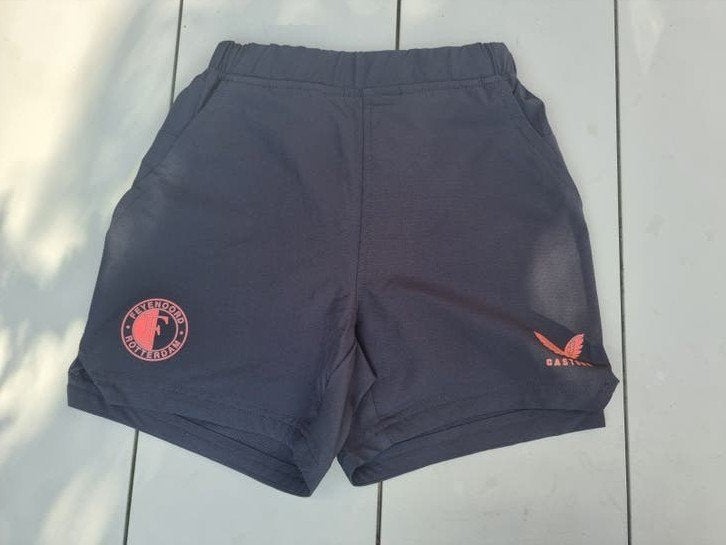 Feyenoord sportbroek mt 146 en 158, Maat XS of kleiner, Ophalen of Verzenden, Zo goed als nieuw, Broek