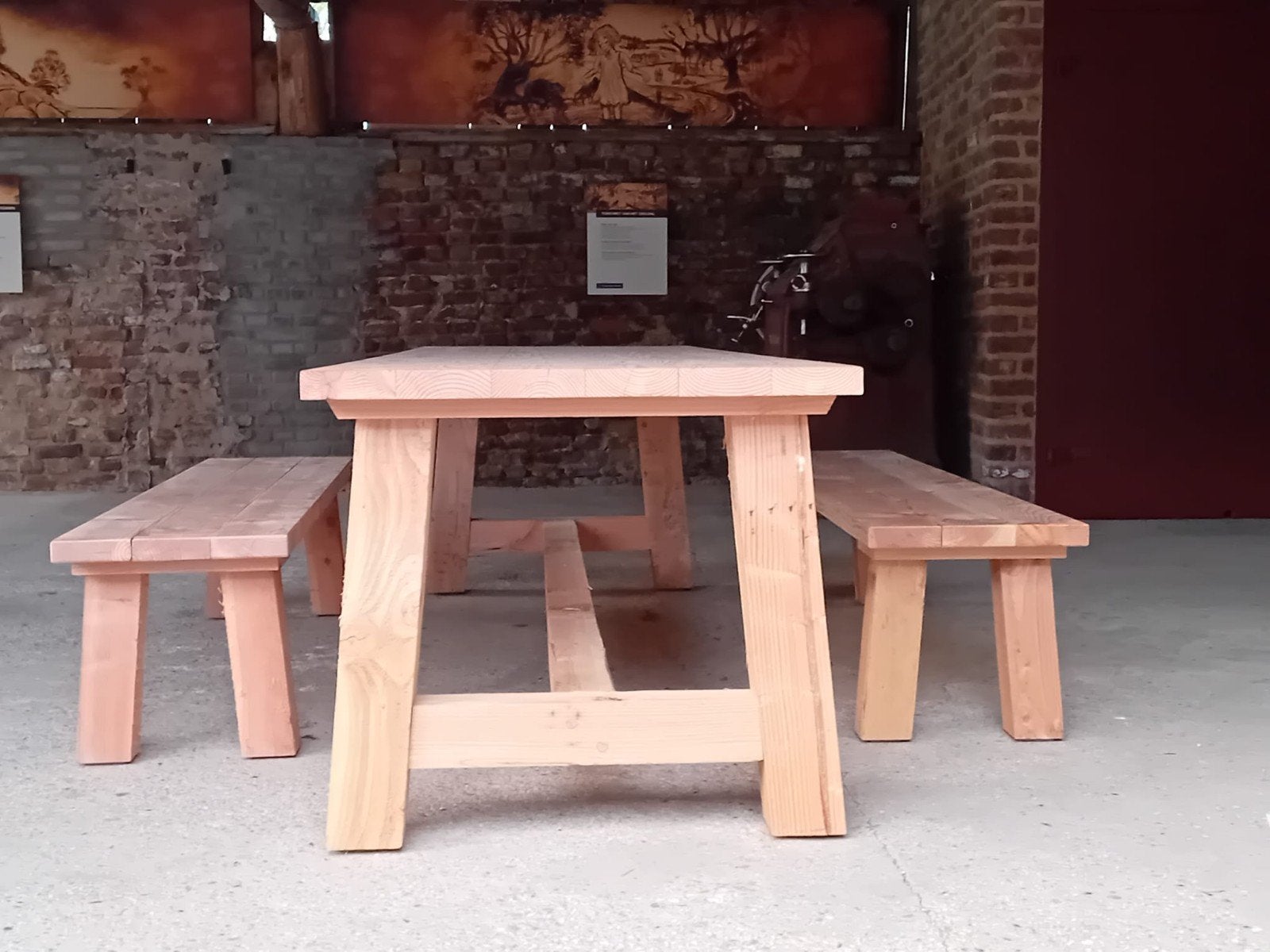 ROBUUSTE DOUGLAS TUINTAFELS, Ophalen of Verzenden, Nieuw, Rechthoekig, Hout